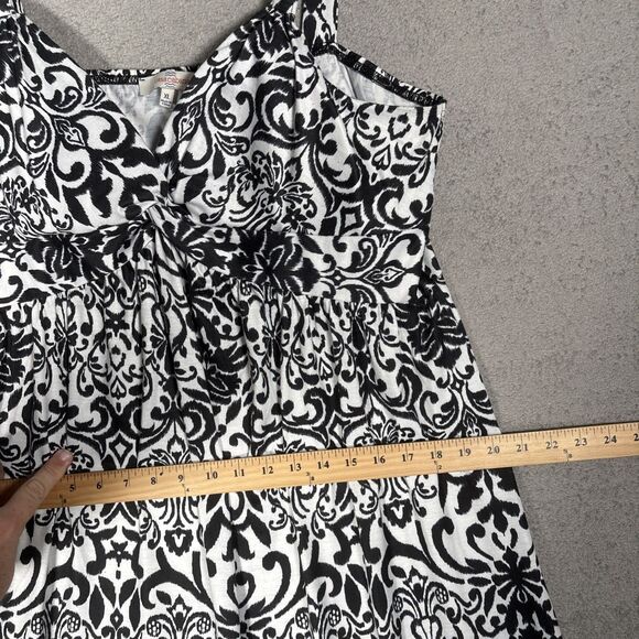 Casa Cabana Maxi Dress XL Empire Waist Beach Resort Wear‎ Abstract Artsy Boho - Picture 9 of 16